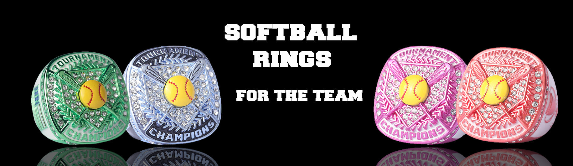 GIRLS SOFTBALL TEAM AWARDS TOURNAMENT CHAMPIONSHIP RINGS SIZE 9 – Top ...