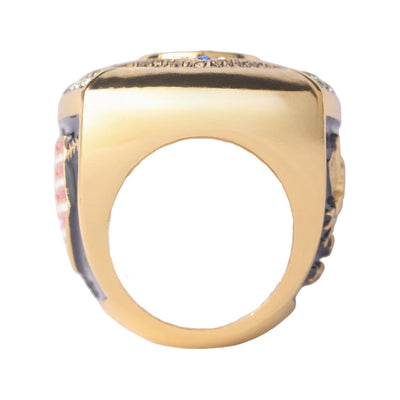 baseball awards youth baseball tournament championship ring finger size 9 gold champions and silver finalist - Topsportsjewelry & awards