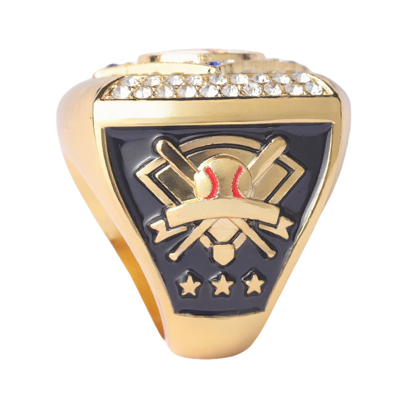 baseball awards youth baseball tournament championship ring finger size 9 gold champions and silver finalist - Topsportsjewelry & awards