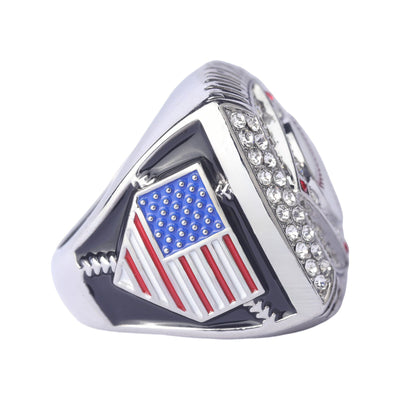 baseball awards youth baseball tournament championship ring finger size 9 gold champions and silver finalist - Topsportsjewelry & awards