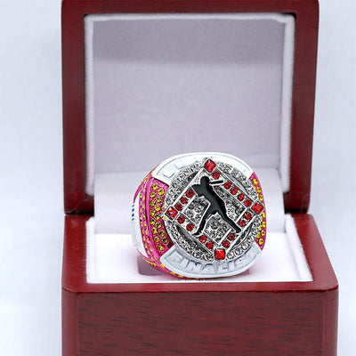 girl Pink white softball LEAGUE champions & finalist ring size 9.5 - Topsportsjewelry & awards