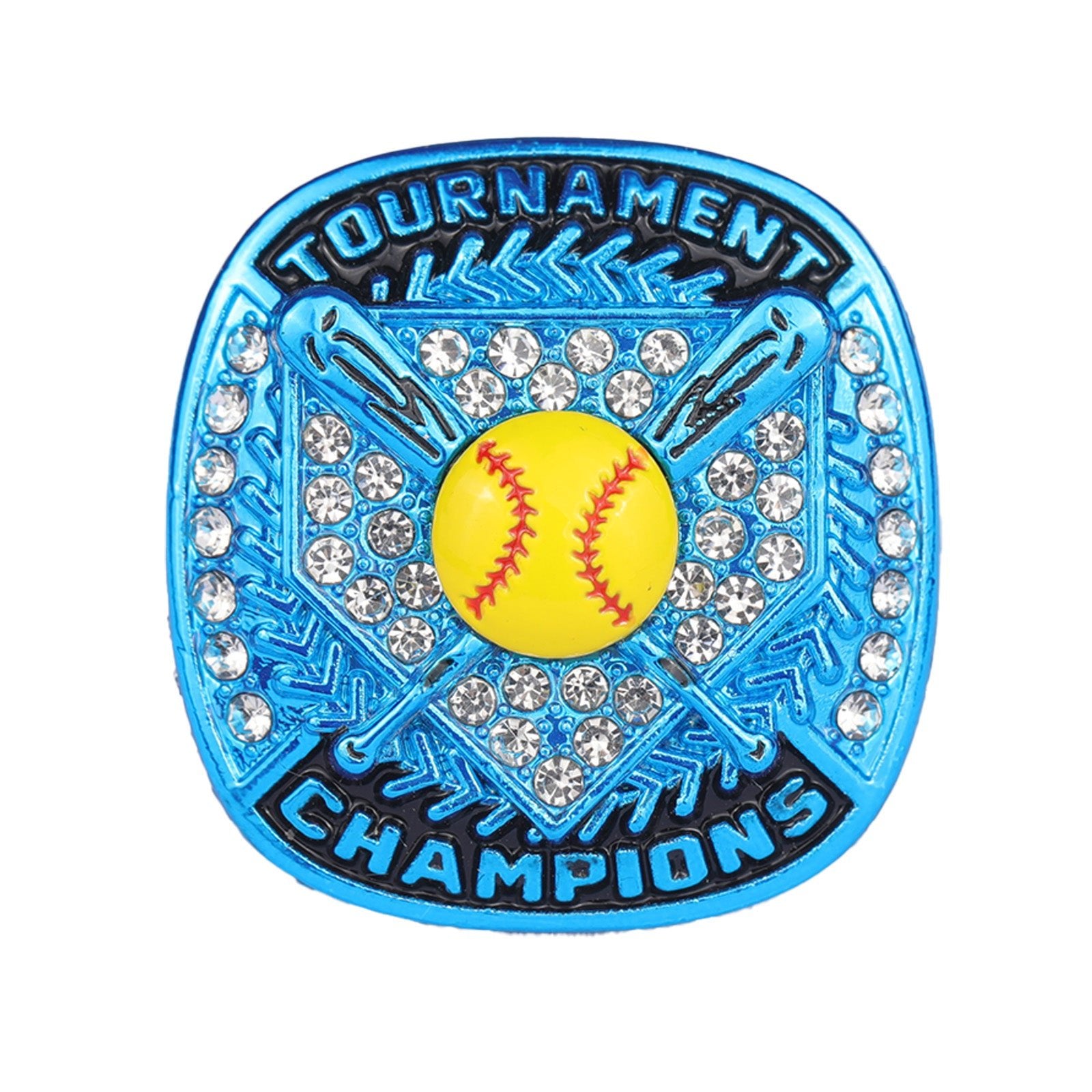 Gsl Softball Rings homeplate different colors softball tournament championship rings size ...