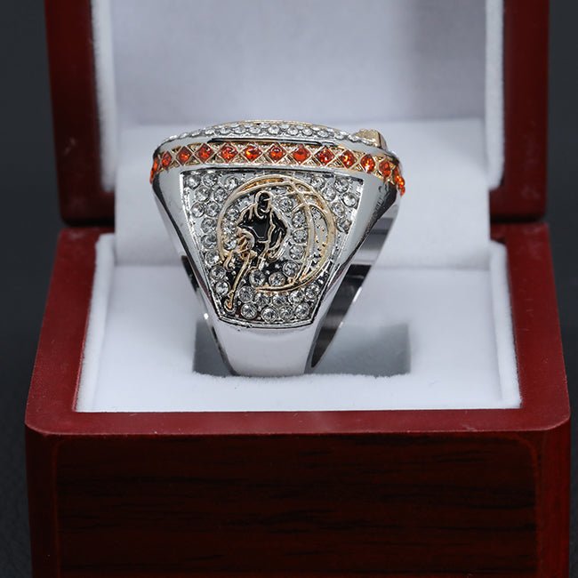 Two tones plating basketball championship rings finger size 11 - Topsportsjewelry & awards