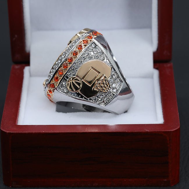 Two tones plating basketball championship rings finger size 11 - Topsportsjewelry & awards